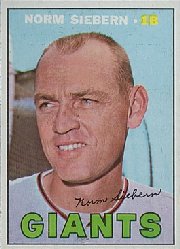 1967 Topps Baseball Cards      299     Norm Siebern